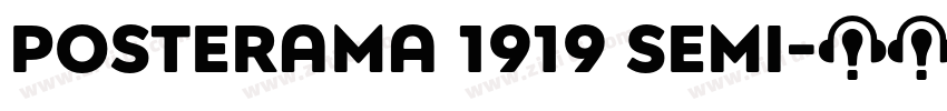 Posterama 1919 Semi字体转换